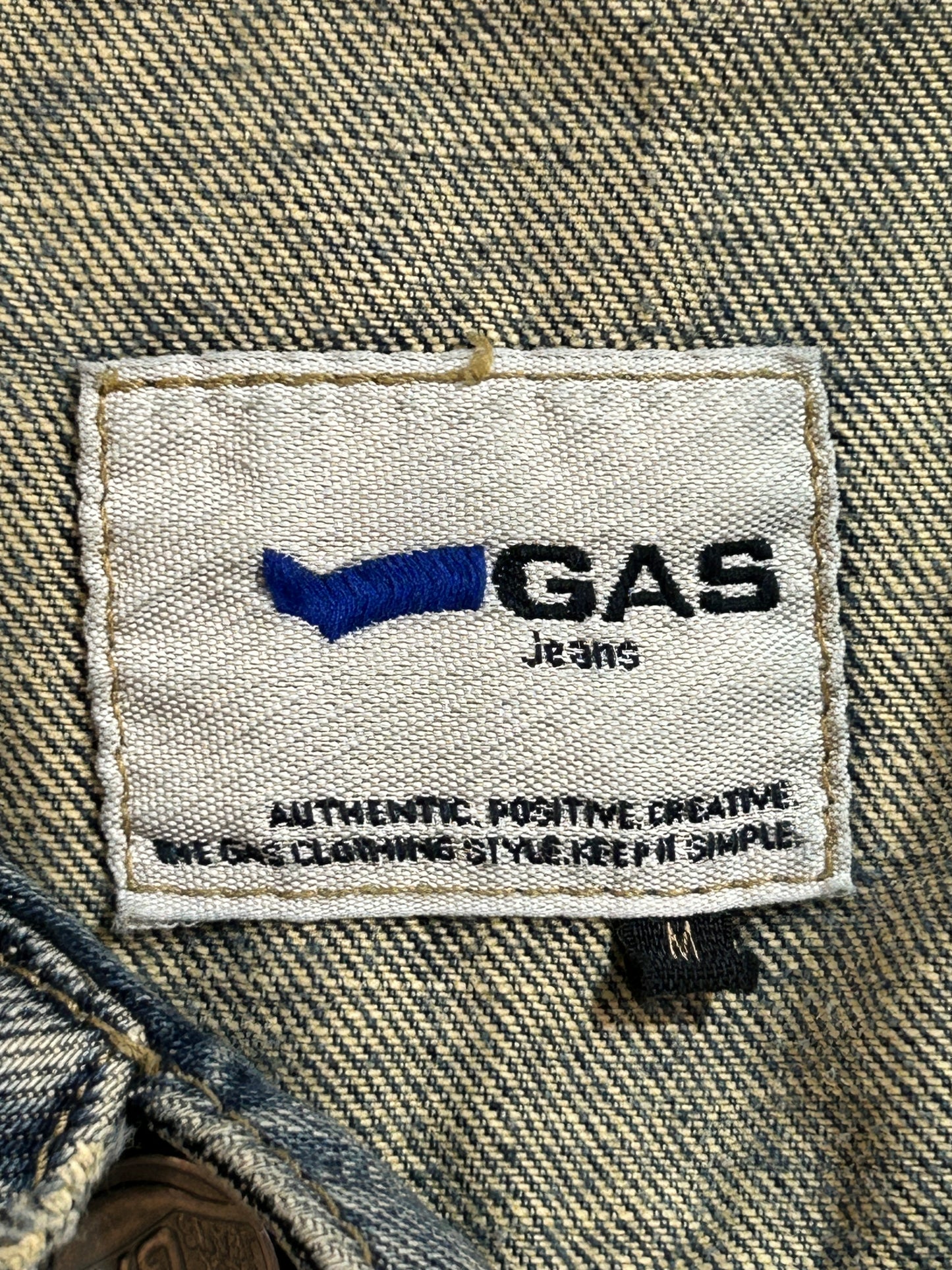 Chaqueta vaquera GAS Talla M – Denim auténtico, estilo atemporal