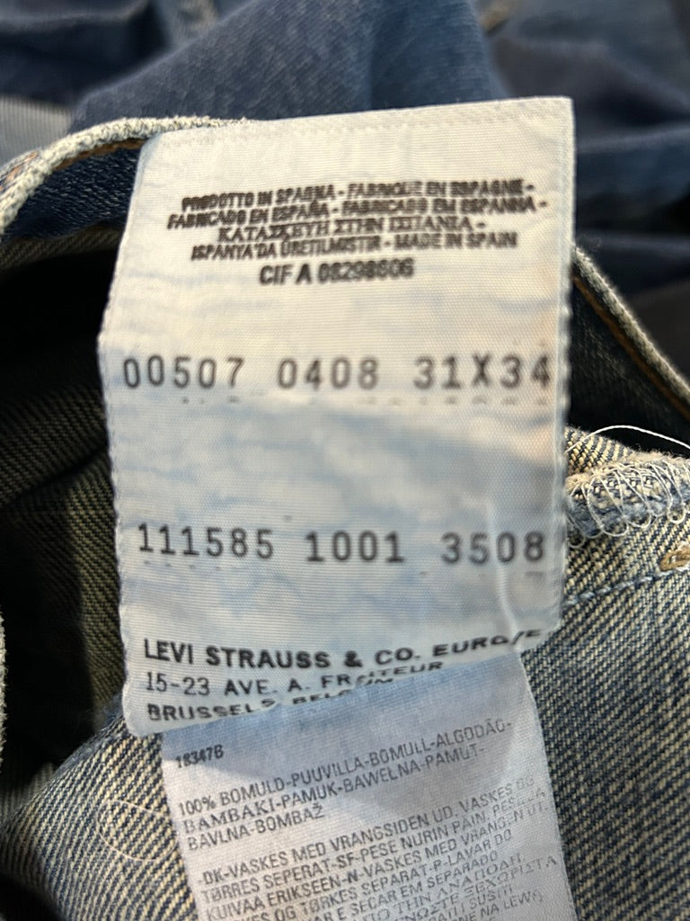 Levis 507 Custom W31 Mint Condition