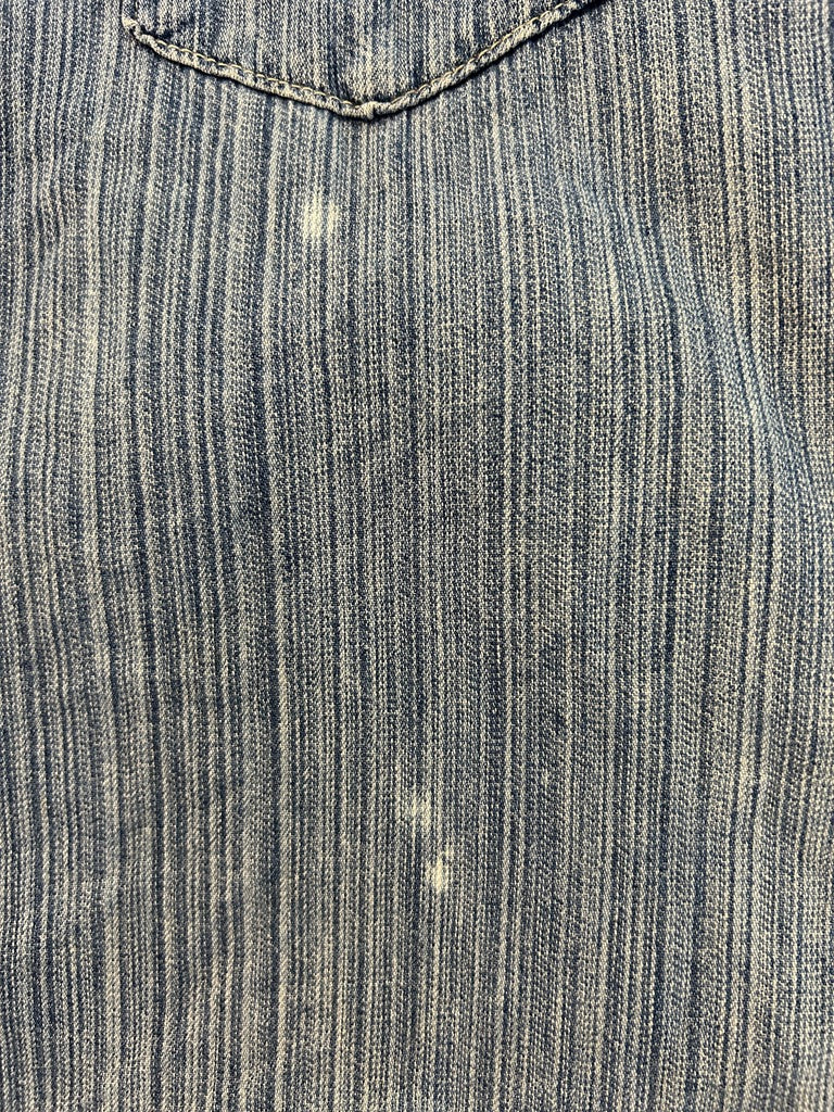 Wrangler Western Shirt L – Vintage Denim with Character