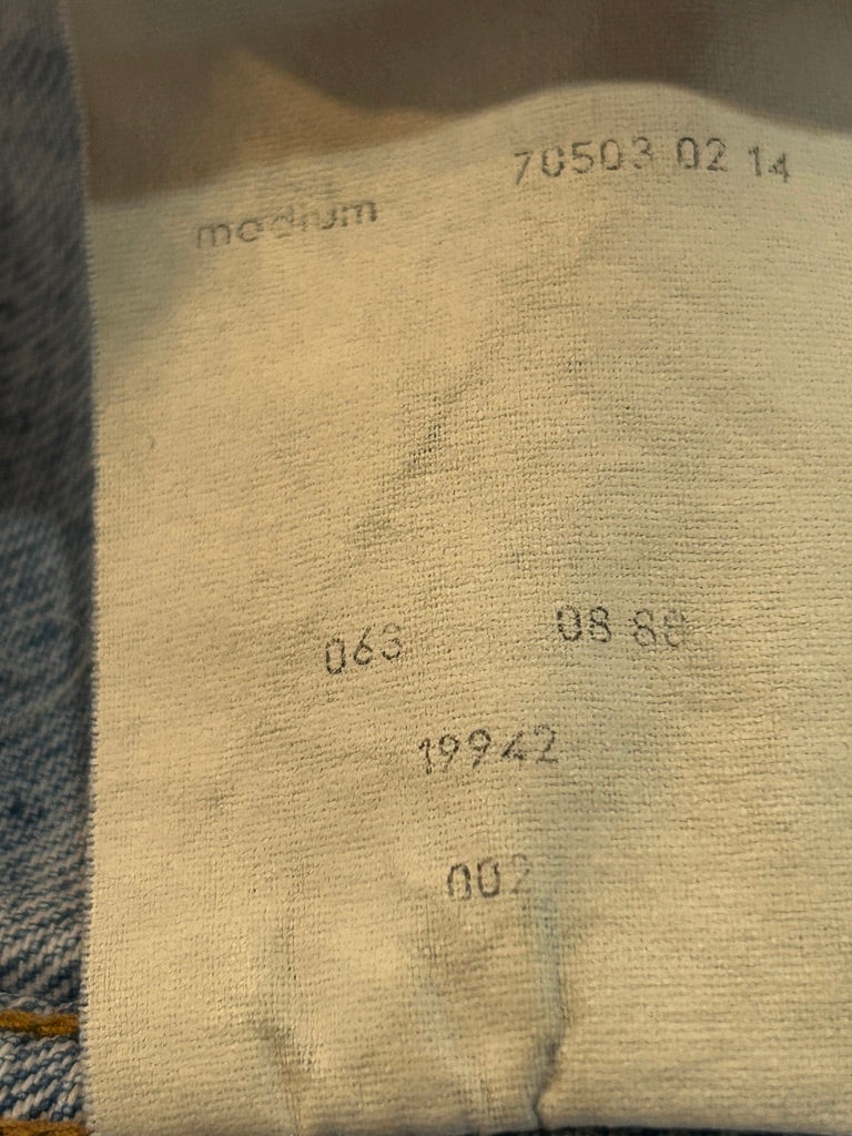 Levi’s 70503 Trucker Jacket M (1988) – Perfect Condition