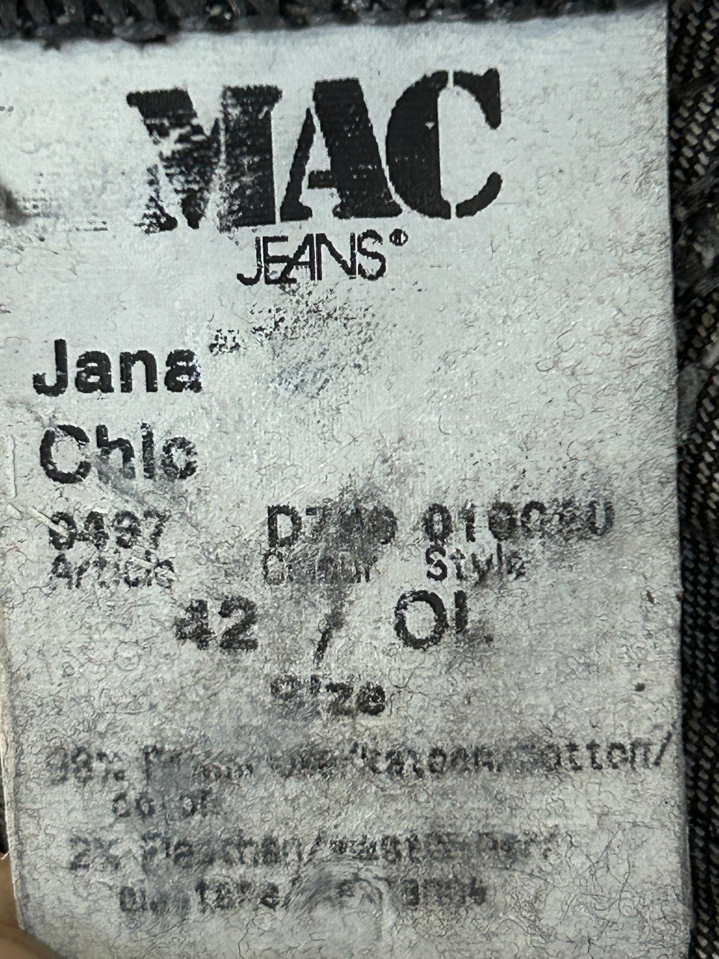 Chaqueta MAC Jeans Jana Chic Talla 42 – Estilo utilitario y sofisticación alemana