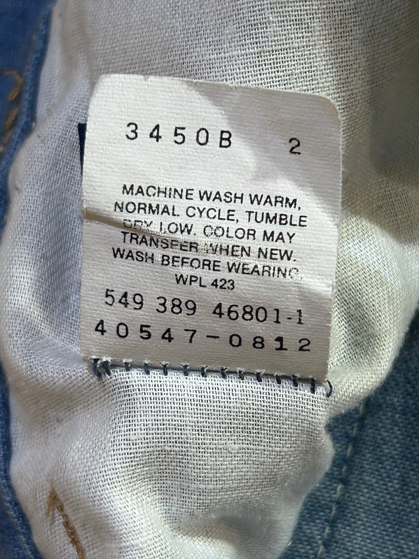 Levi’s 549 “With a Skosh” Orange Tab Made in USA – W38 L30 (Perfect Condition)