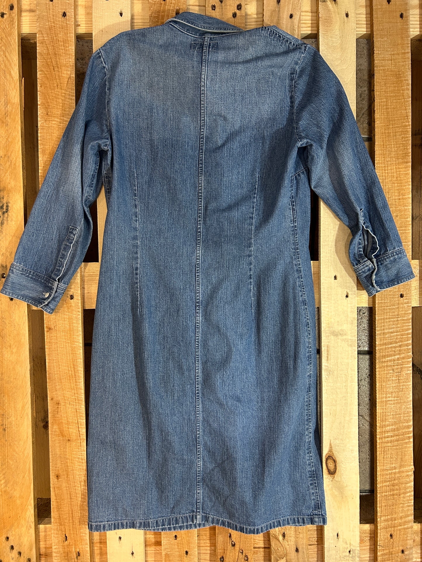 Vintage Polo Jeans Co. Ralph Lauren Denim Shirt Dress – Size 8