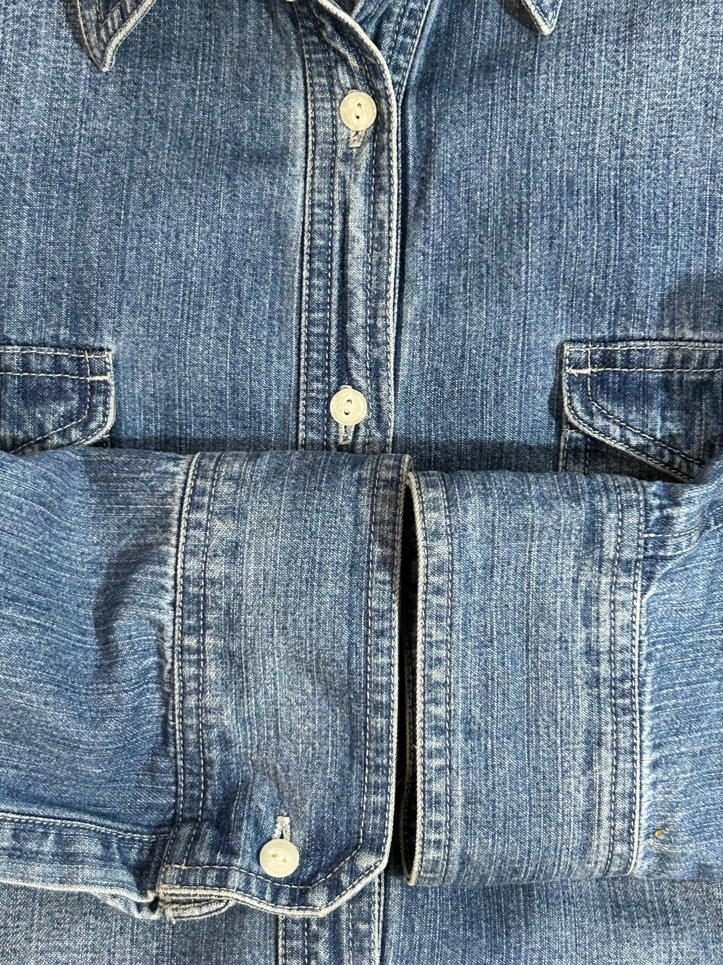 Vintage Polo Jeans Co. Ralph Lauren Denim Shirt Dress – Size 8