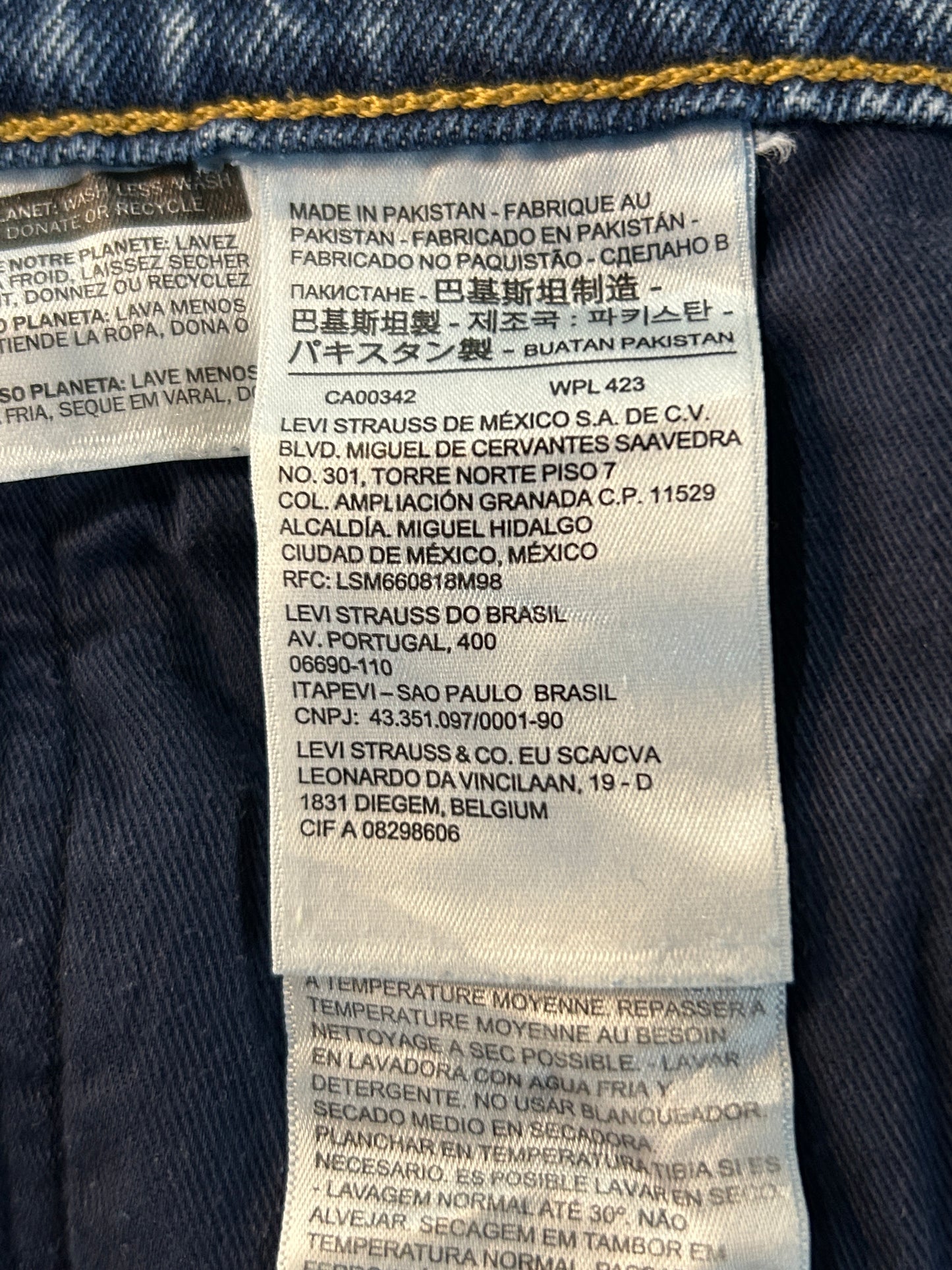 Levi’s Cargo Workwear Fit W36 – Denim vintage utilitario