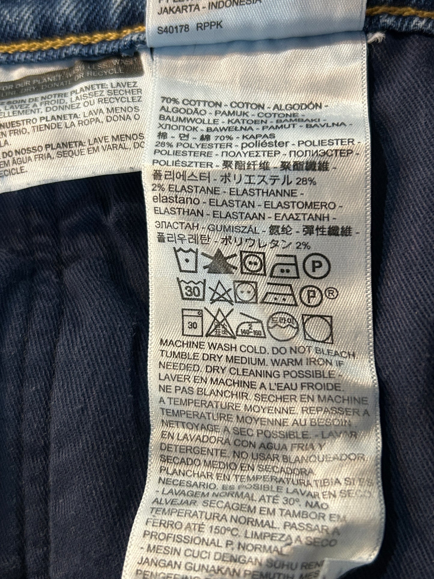 Levi’s Cargo Workwear Fit W36 – Denim vintage utilitario