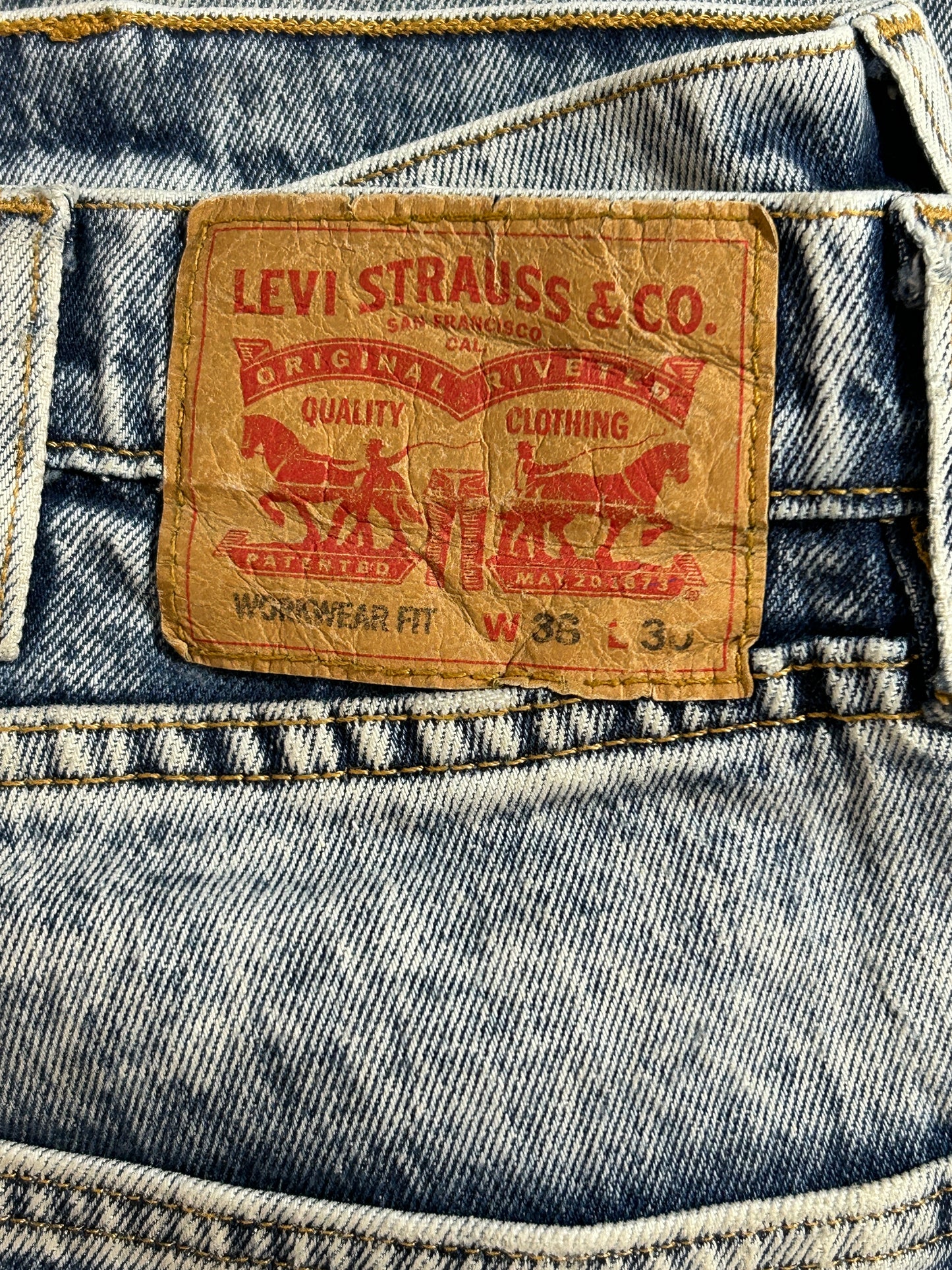 Levi’s Cargo Workwear Fit W36 – Denim vintage utilitario