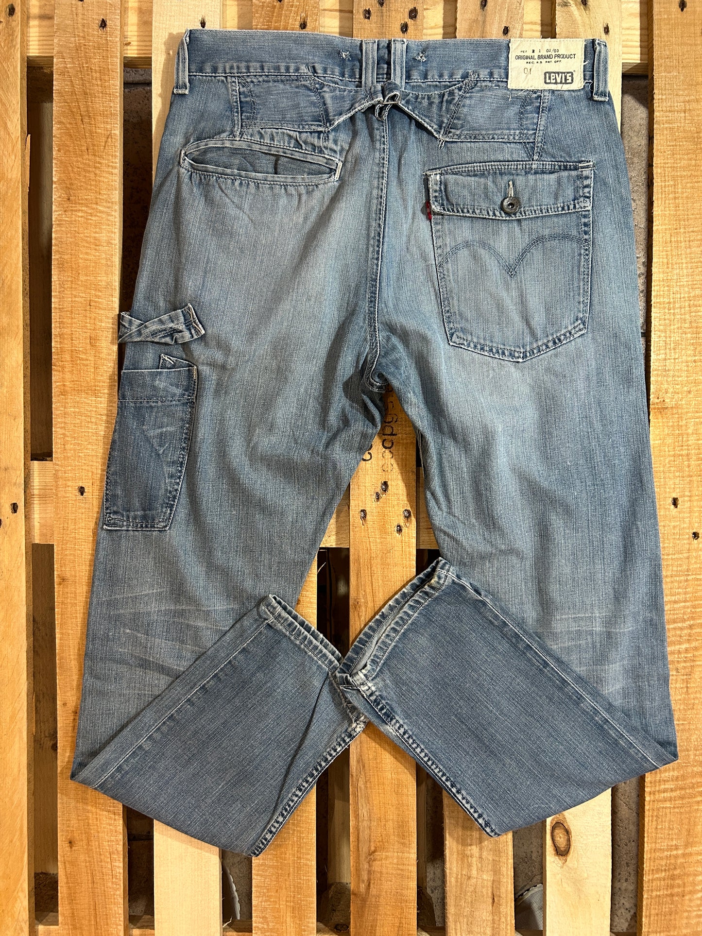Levi’s Carpenter Workwear W34 – Denim utilitario 100% algodón