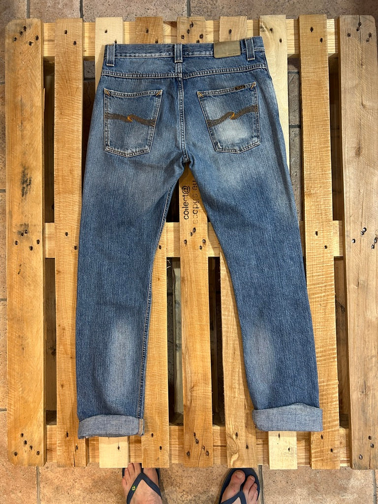 Nudie Jeans Average Joe W32 – Denim con Alma y Personalidad