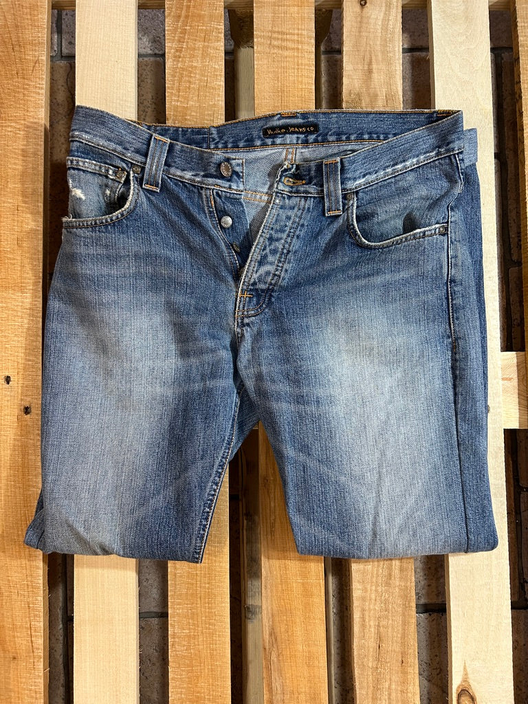 Nudie Jeans Average Joe W32 – Denim con Alma y Personalidad
